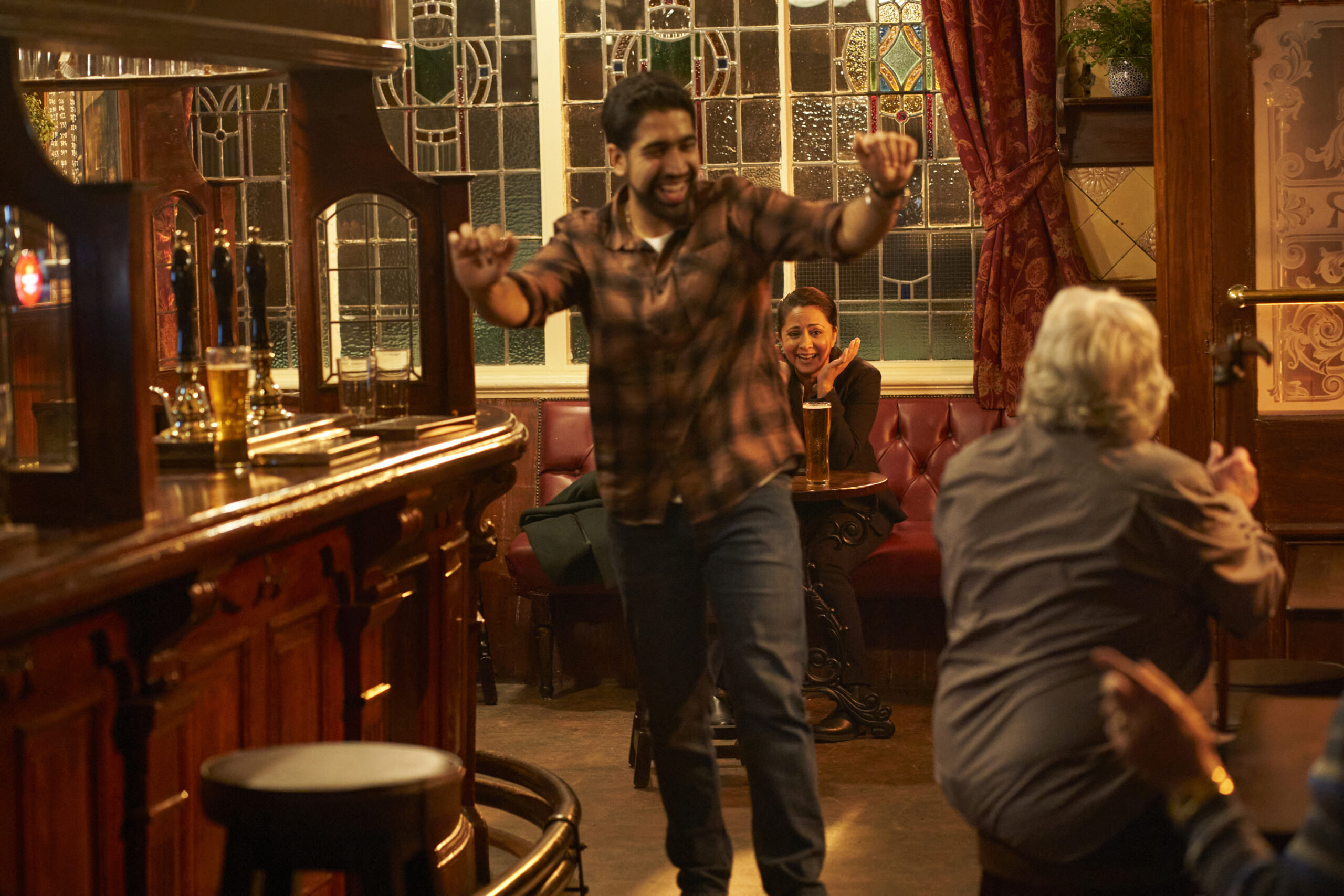 PS Tony Khatri dancing in DI Ray on ITV1