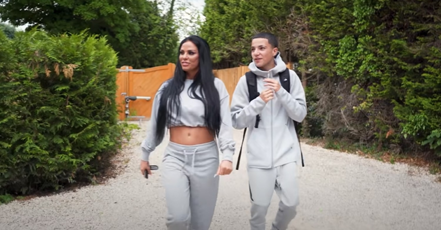 Katie Price and son Junior on YouTube channel