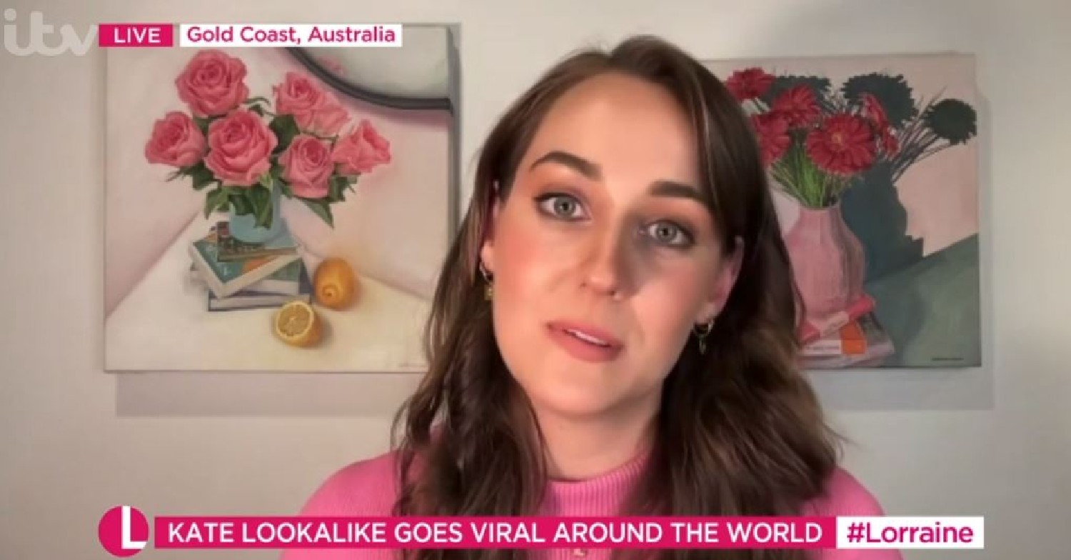 Kate Middleton lookalike on Lorraine today May 4, 2022