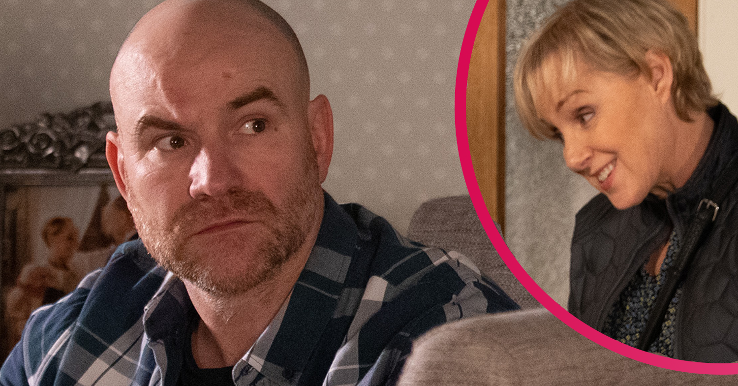 Coronation Street Tim and Sally split image