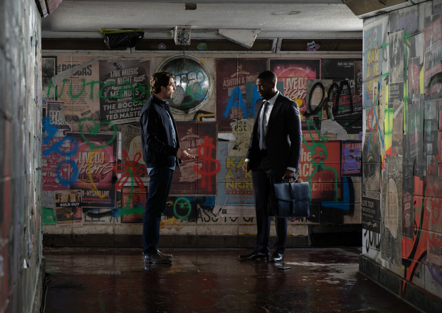 Emmerdale Ethan is alarmed when Jordan accosts him in the subway