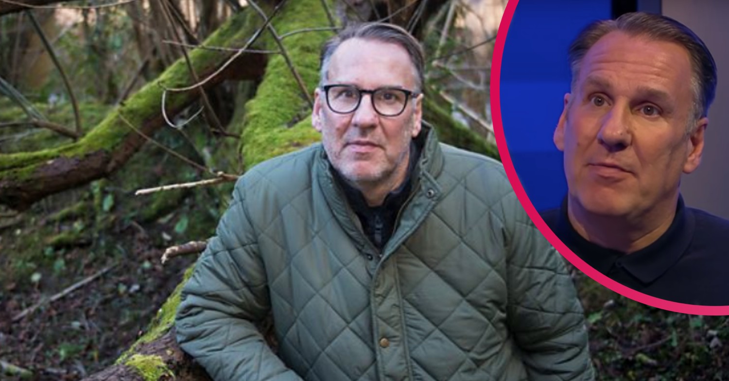 Paul Merson smiling on Paul Merson: A Walk Through My Life