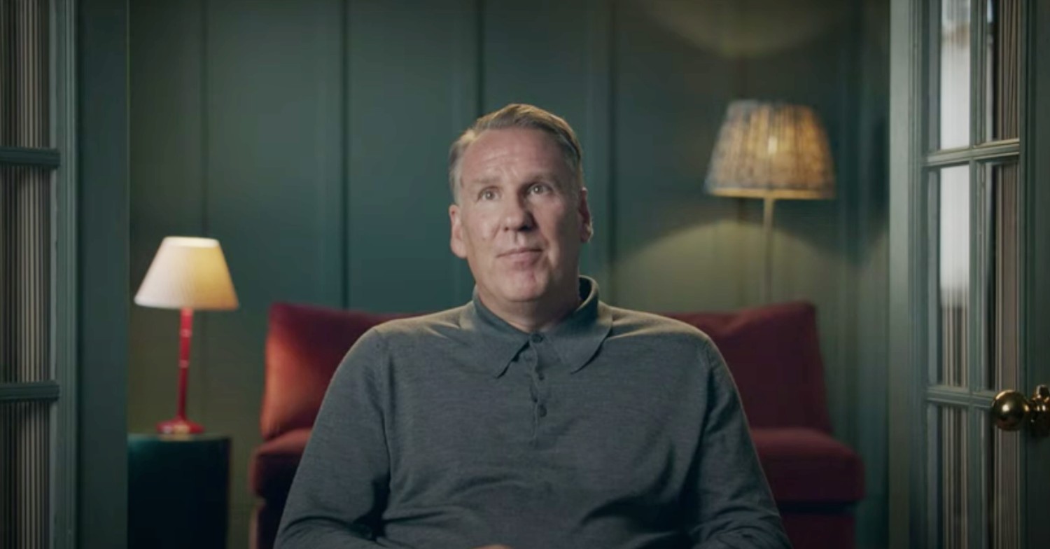Paul Merson smiling on Footbal, Gambling & Me