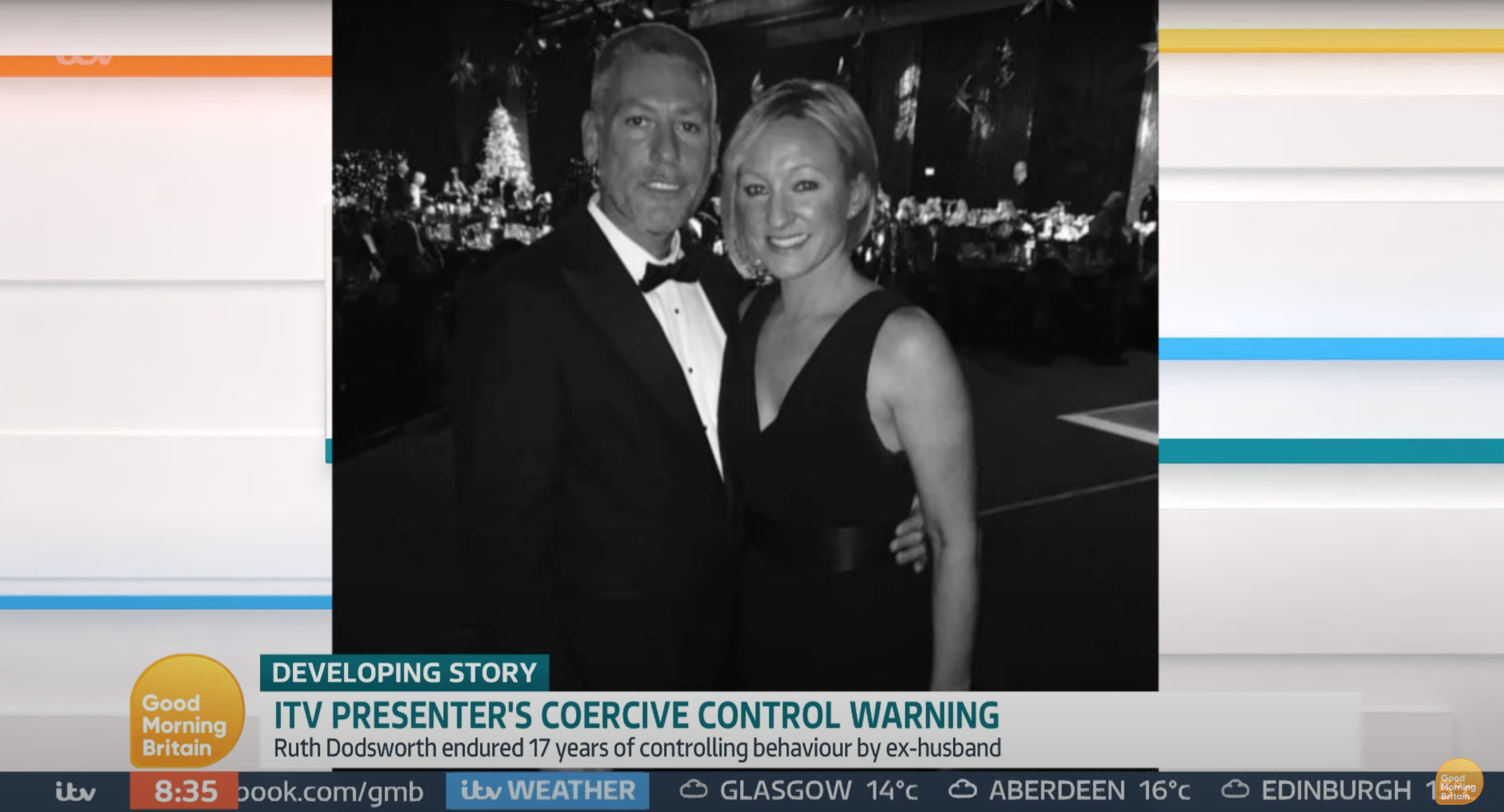 Black and white photo of Ruth Dodsworth and her husband