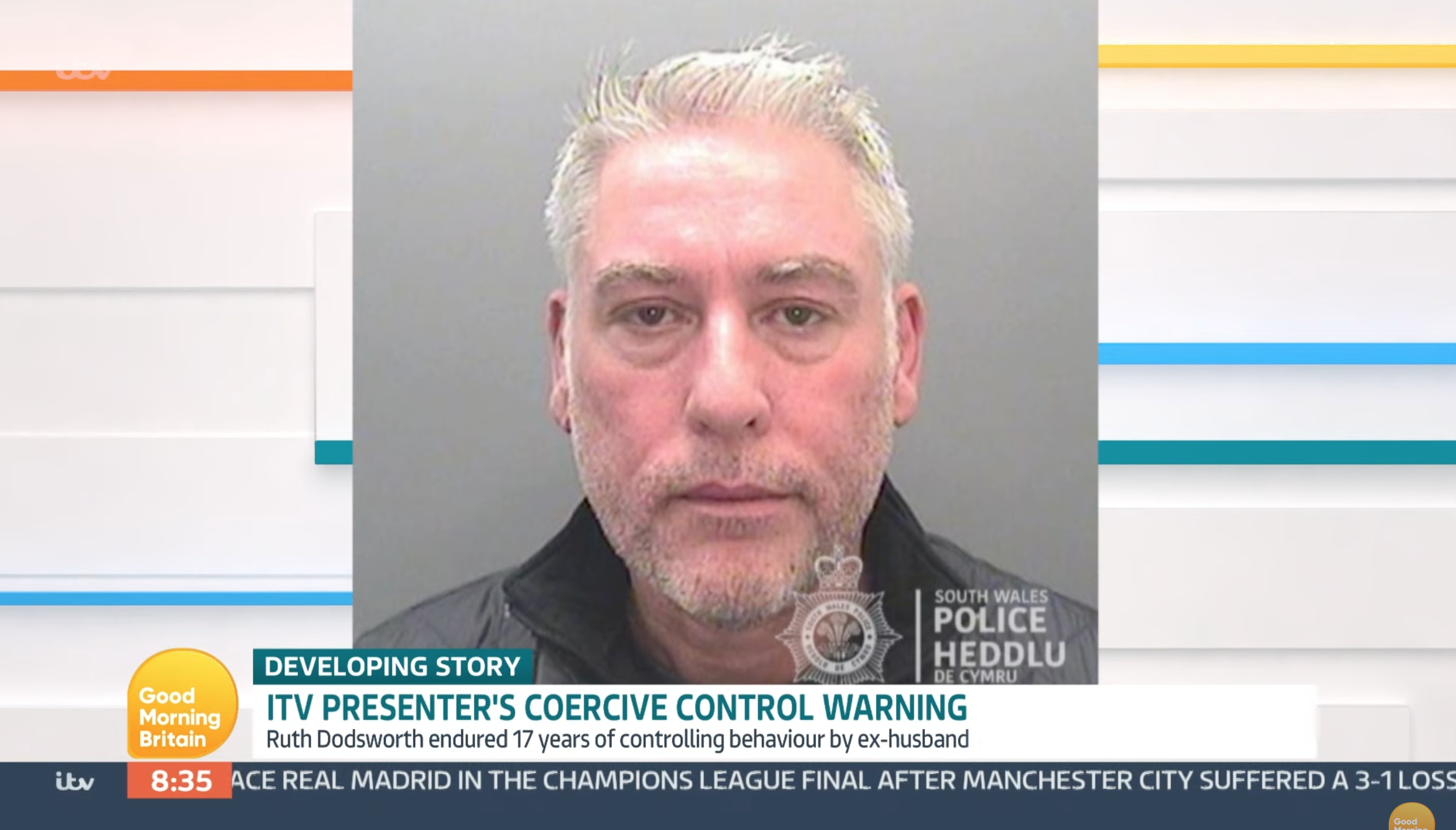 Ruth Dodsworth's husband's mugshot