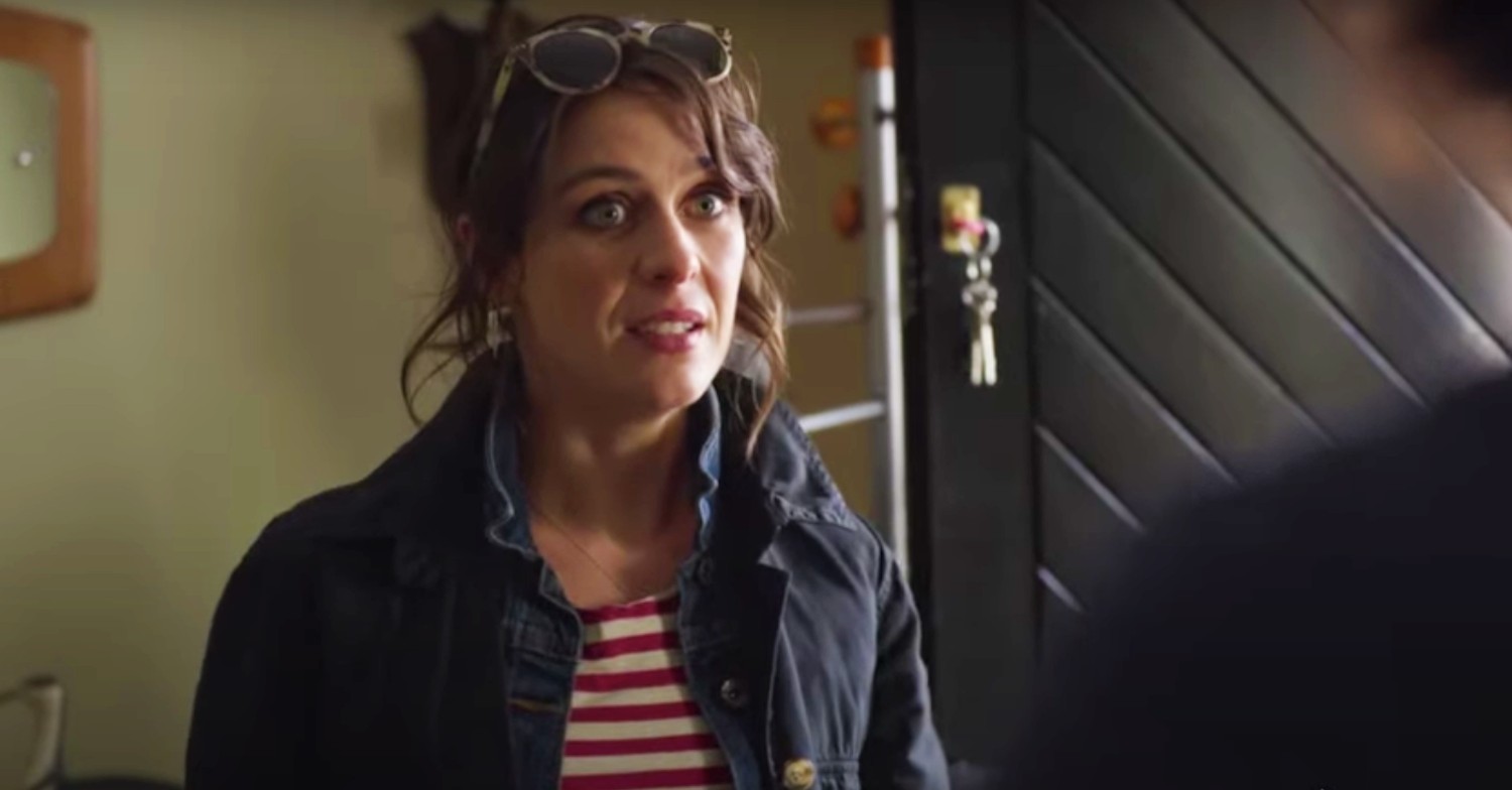 Roisin Gallagher looking surprised on The Dry