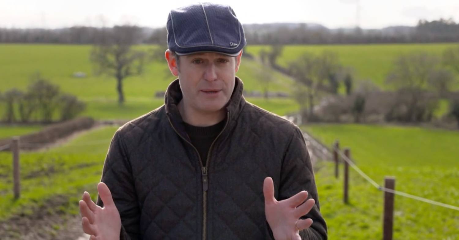 Matt Baker makes his point on Countryfile