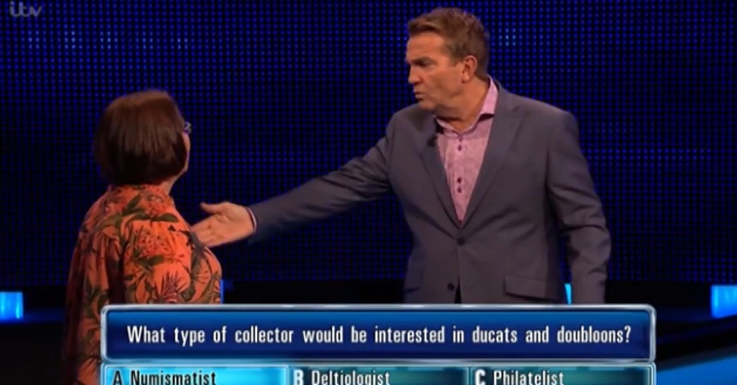 Bradley Walsh gives a contestant on The Chase a telling off