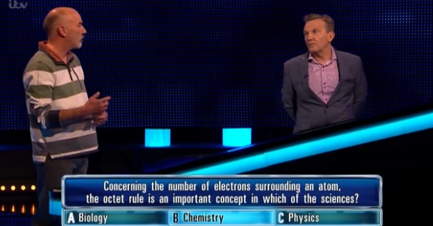 Bradley Walsh on The Chase telling off a contestant