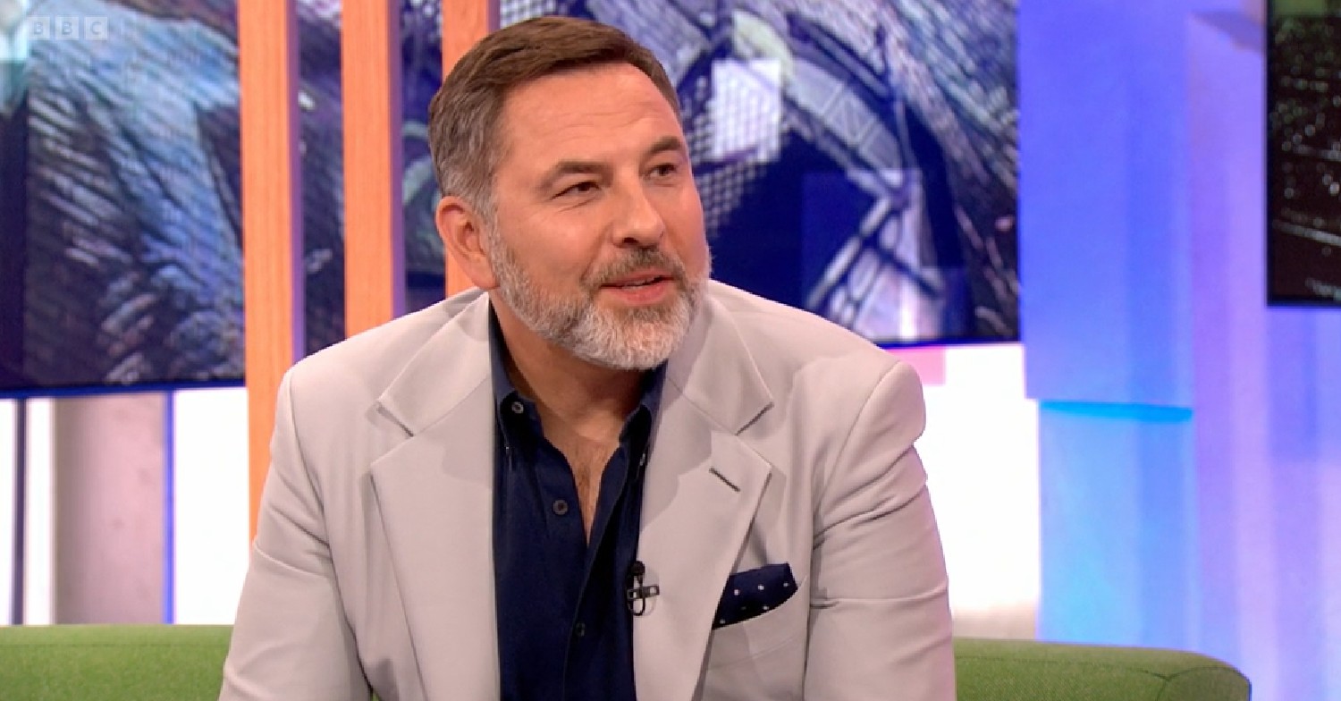 David Walliams in grey suit on The One Show May 5, 2022