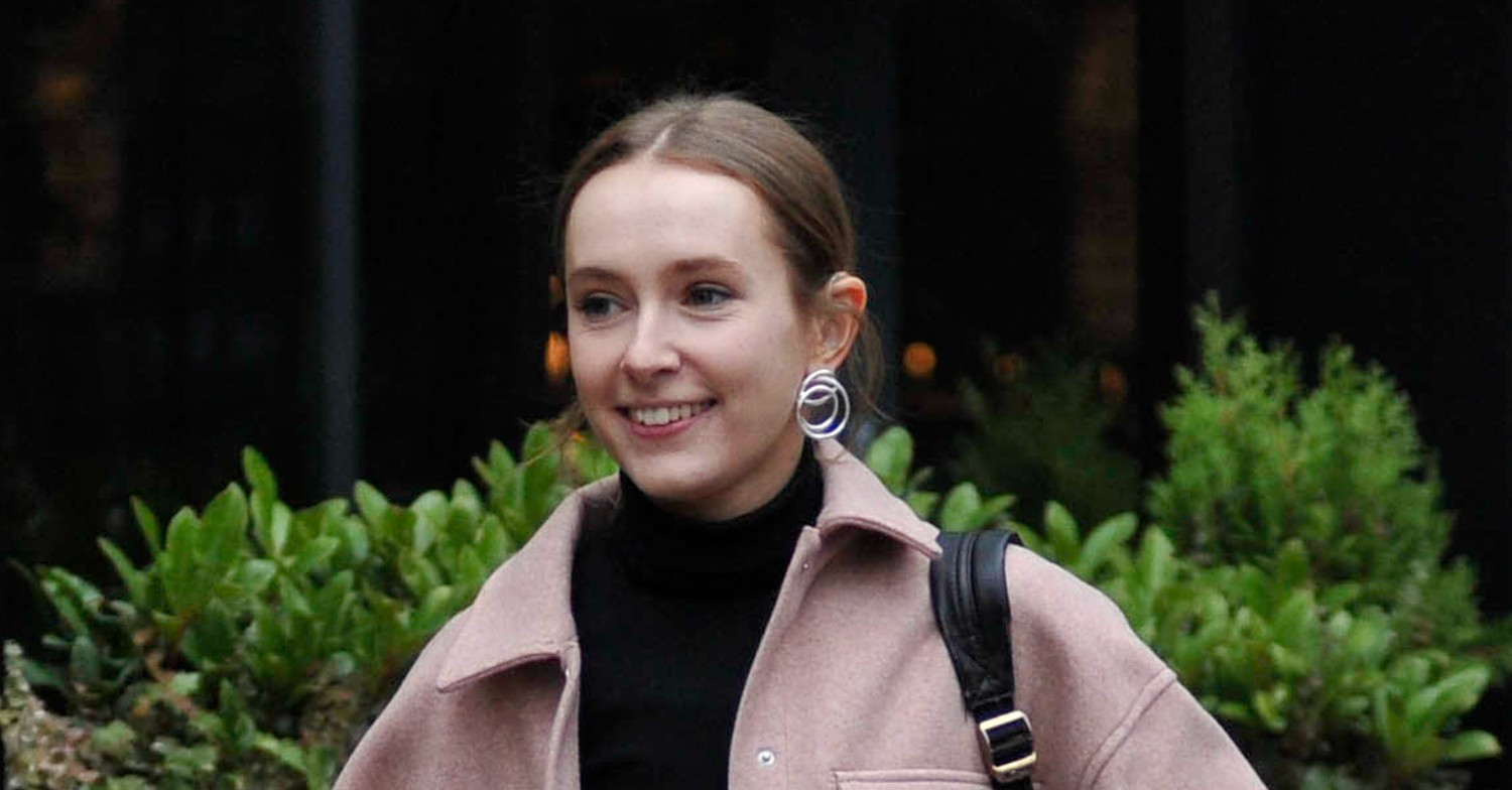 Strictly star Rose Ayling-Ellis smiles during day out