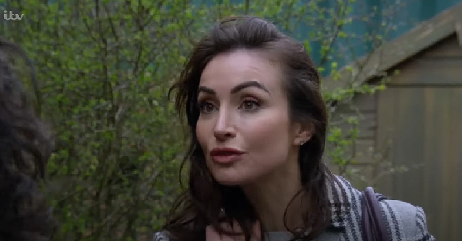 Leyla in Emmerdale as she speaks to Suzy