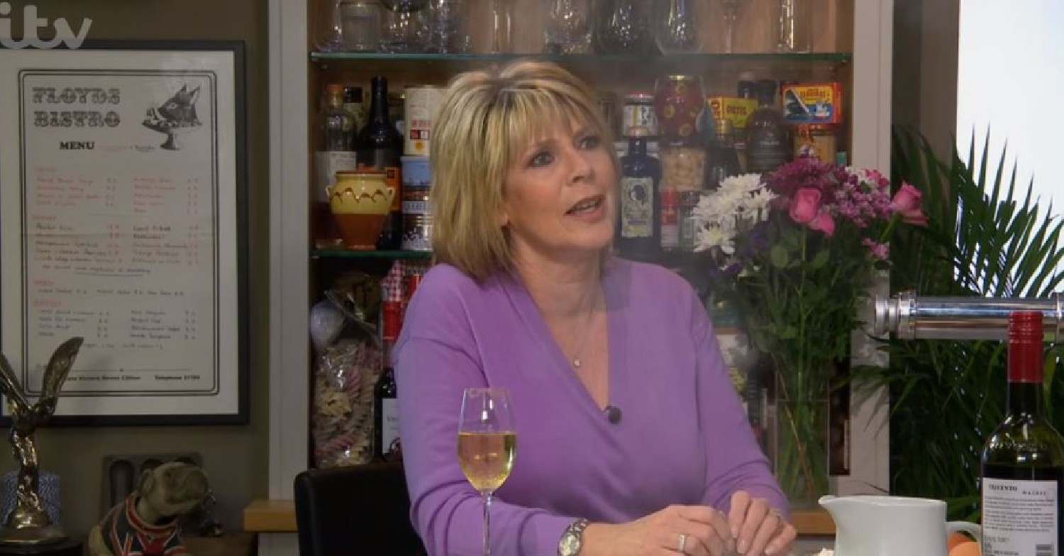 Ruth Langsford in purple top on James Martin Saturday Morning today May 7, 2022