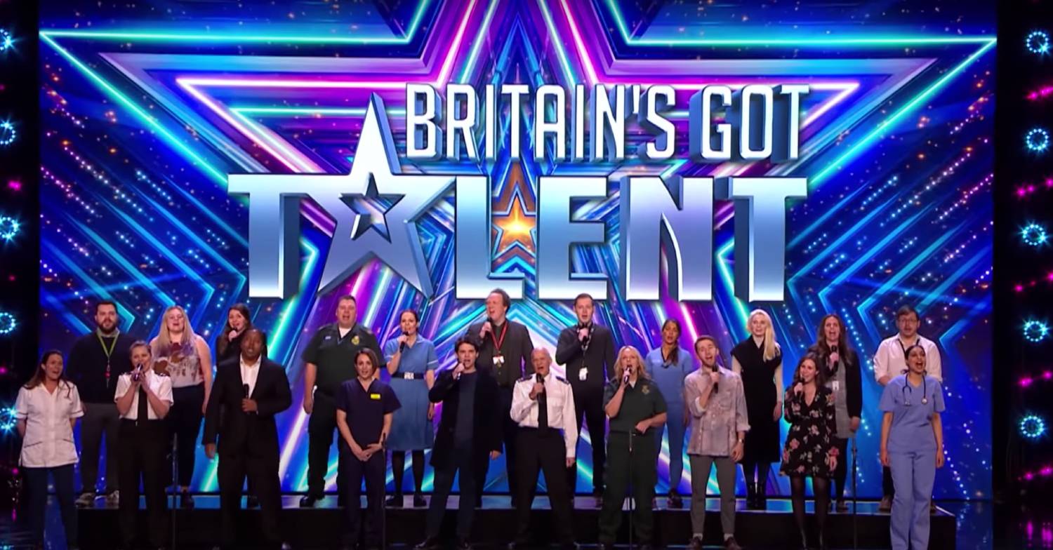 Frontline Singers appear on BGT