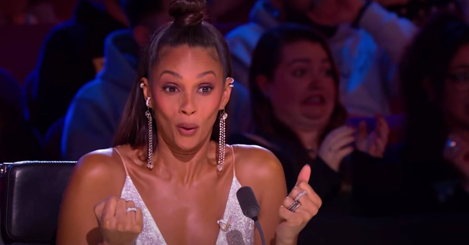 Alesha Dixon celebrates on BGT