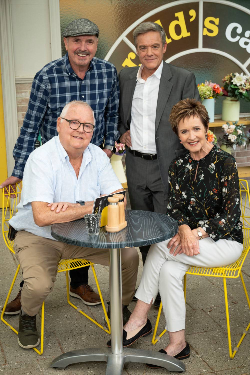 Neighbours stars pose for the camera