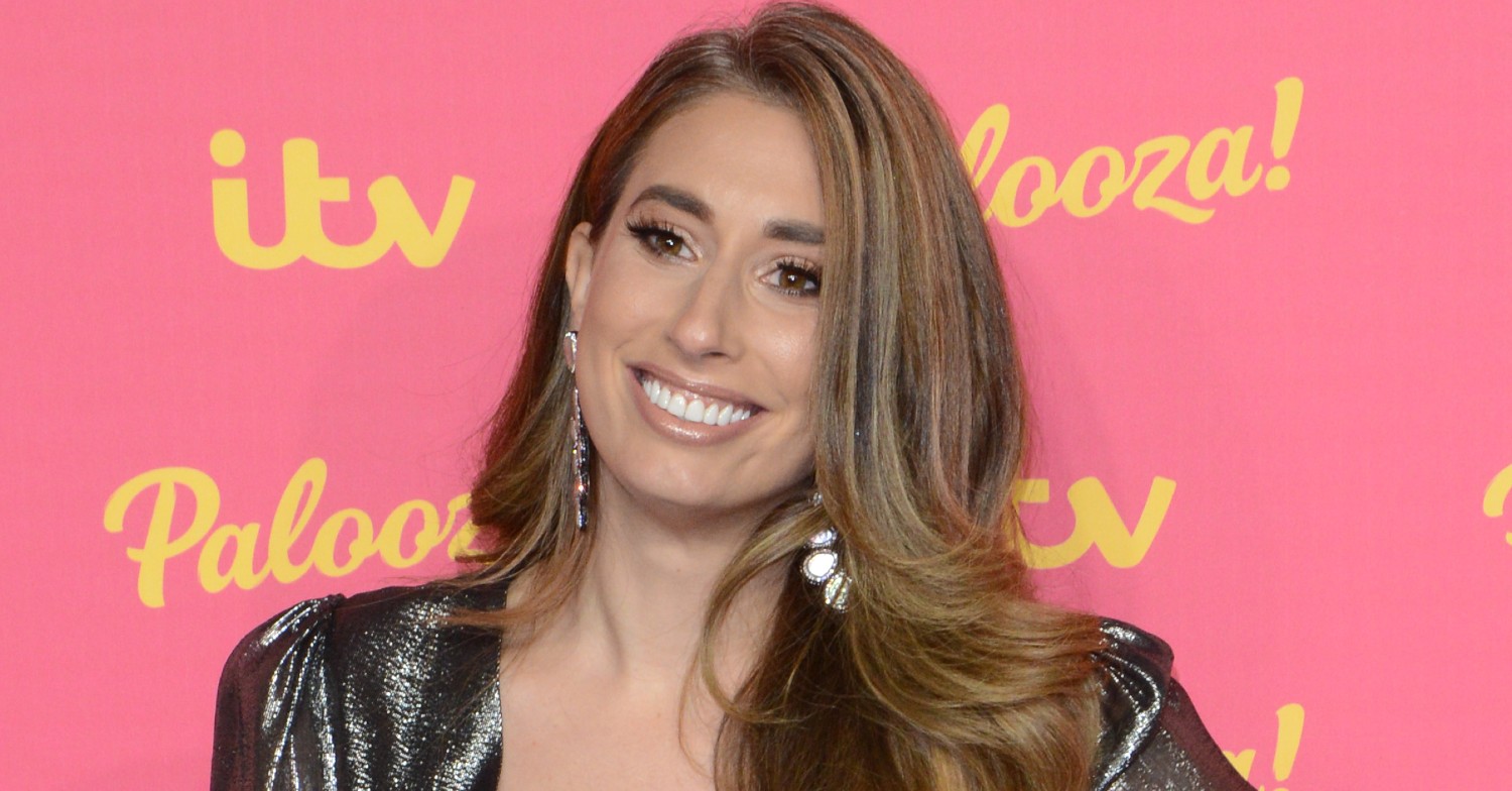 Stacey Solomon smiles at ITV Palooza