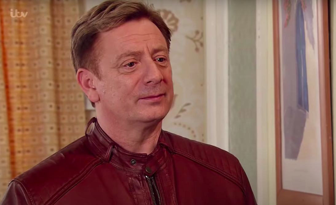 Martin Platt when he returned to Corrie in 2018