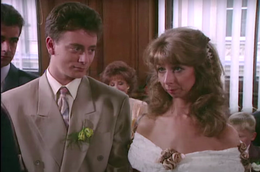 Martin and Gail Platt's wedding in Coronation Street