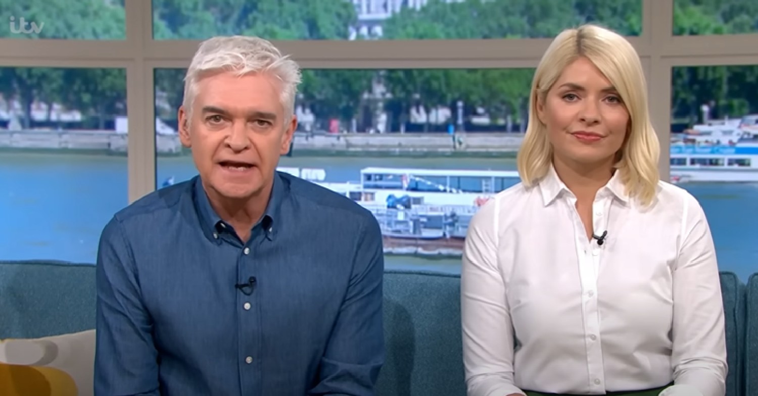 Phillip Schofield and Holly Willoughby hosting This Morning May 2022