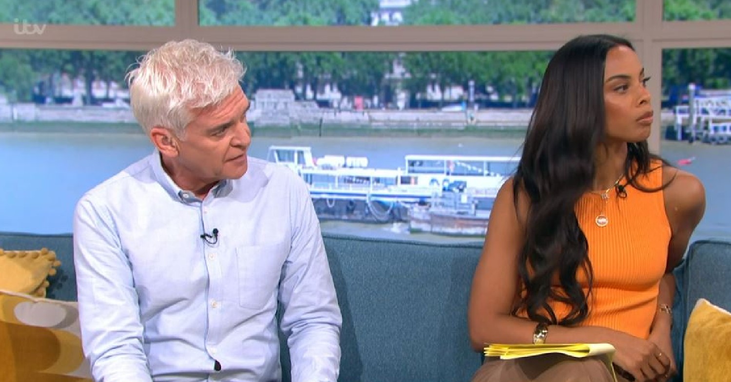 Phillip Schofield and Rochelle Humes on This Morning today May 9, 2022