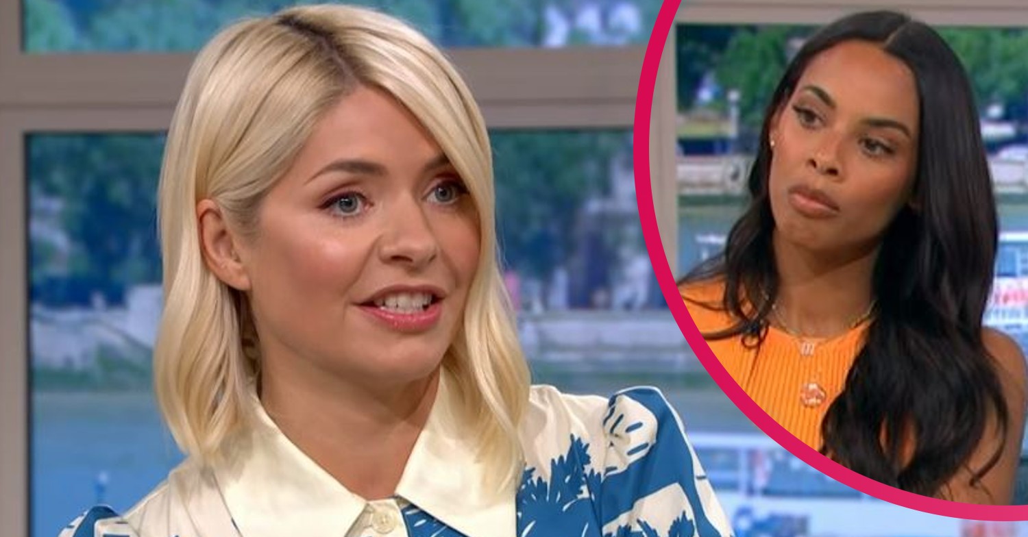 Holly Willoughby and Rochelle Humes on This Morning