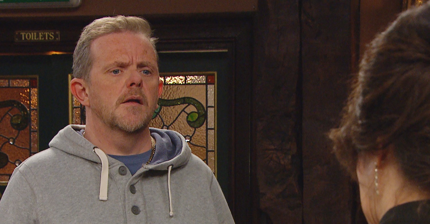 Emmerdale Dan listening as Faith apologises