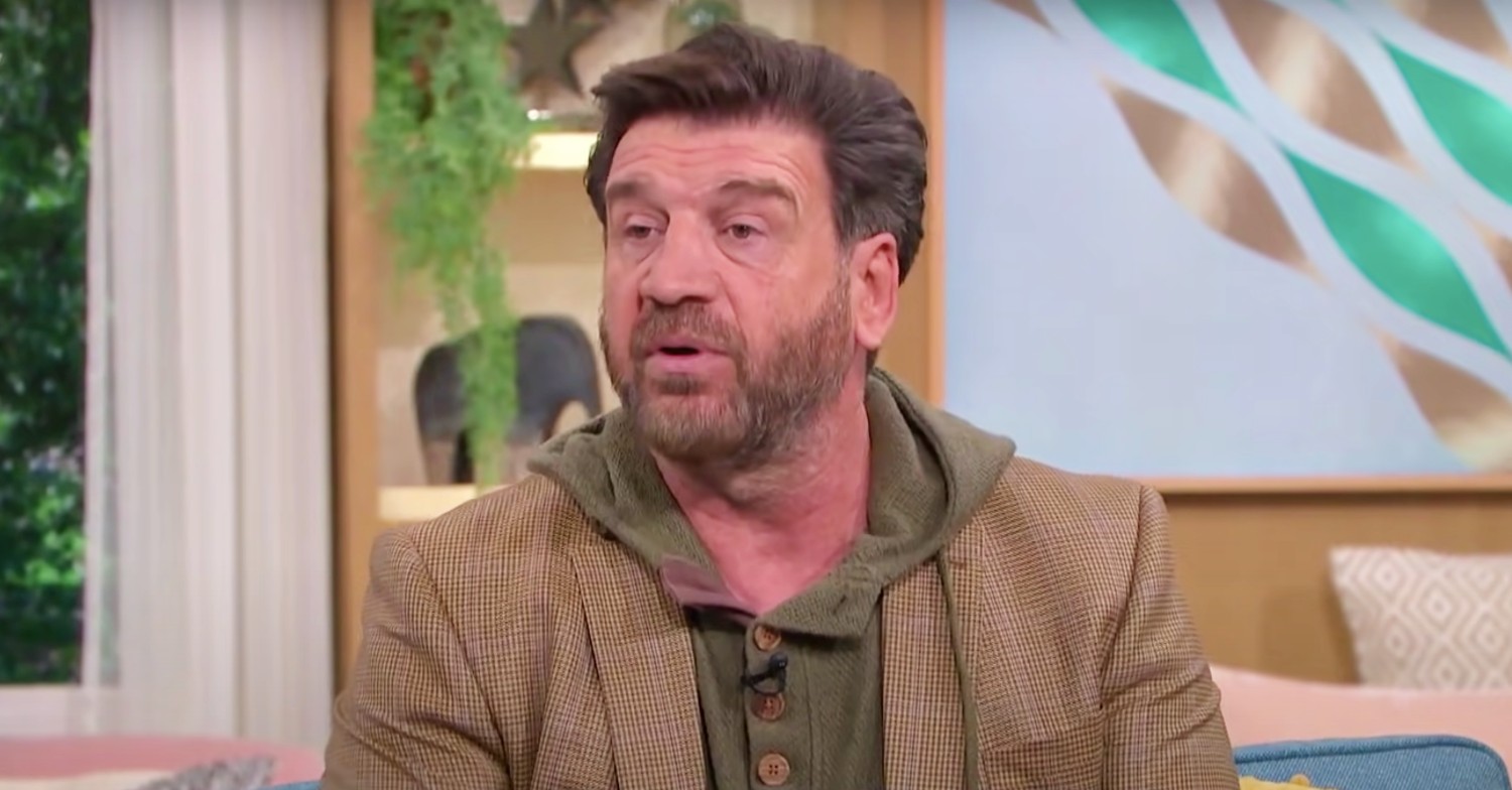 Nick Knowles frowning on This Morning