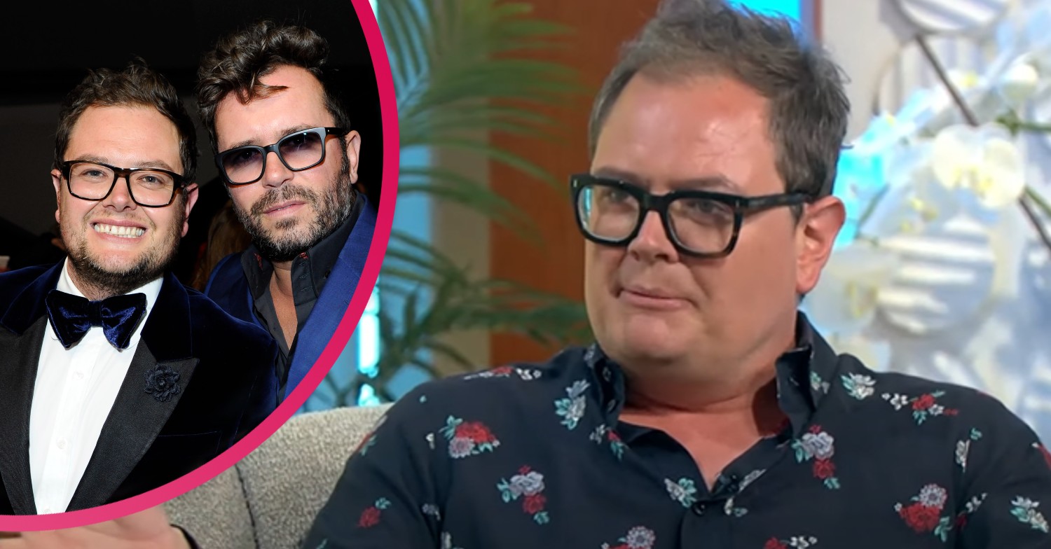 Alan Carr and ex Paul Drayton