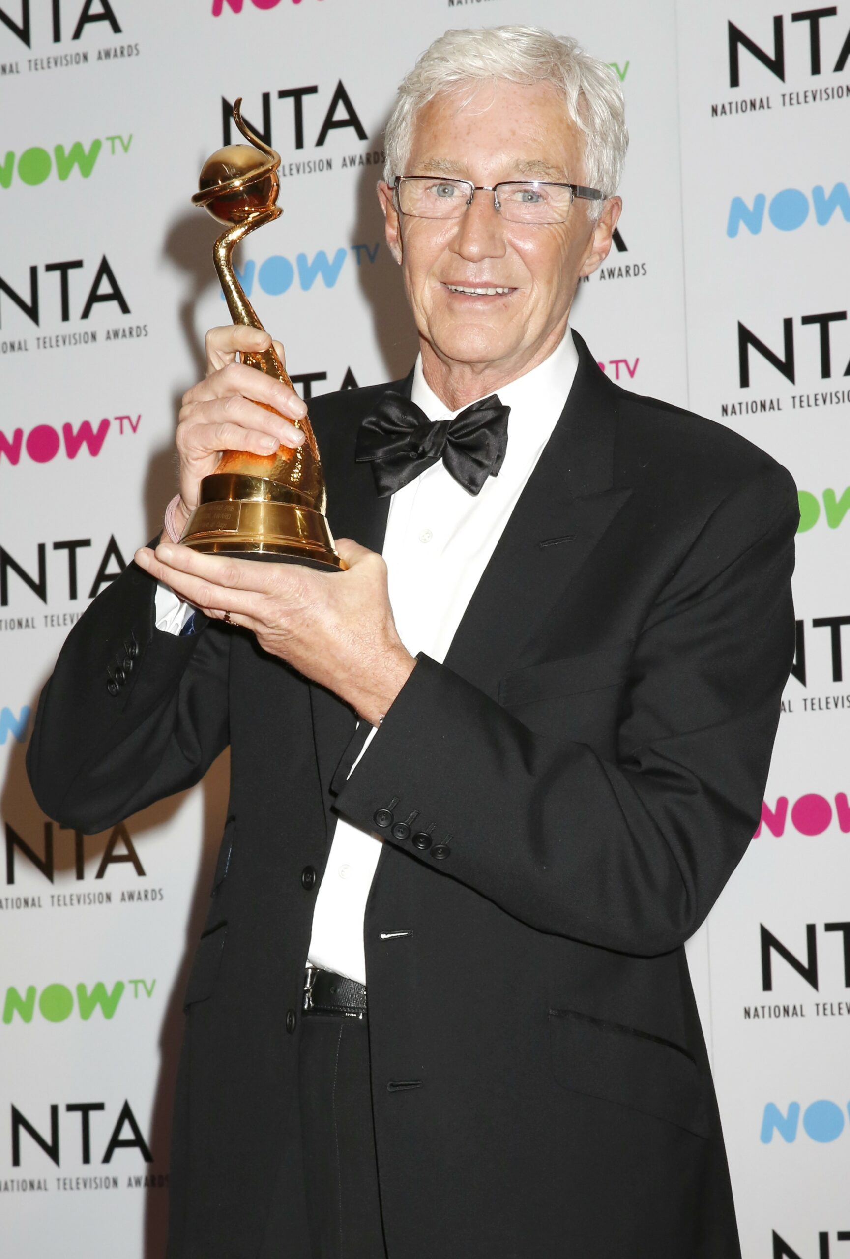 Paul O'Grady holds NTA at awards ceremony