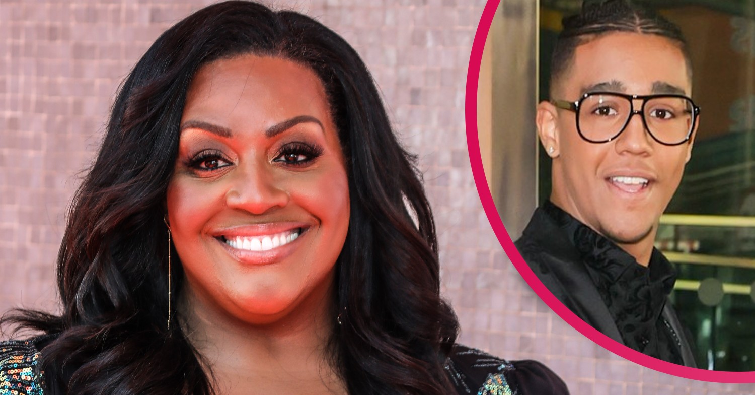 Alison Hammond and her son Aiden at the BAFTAs