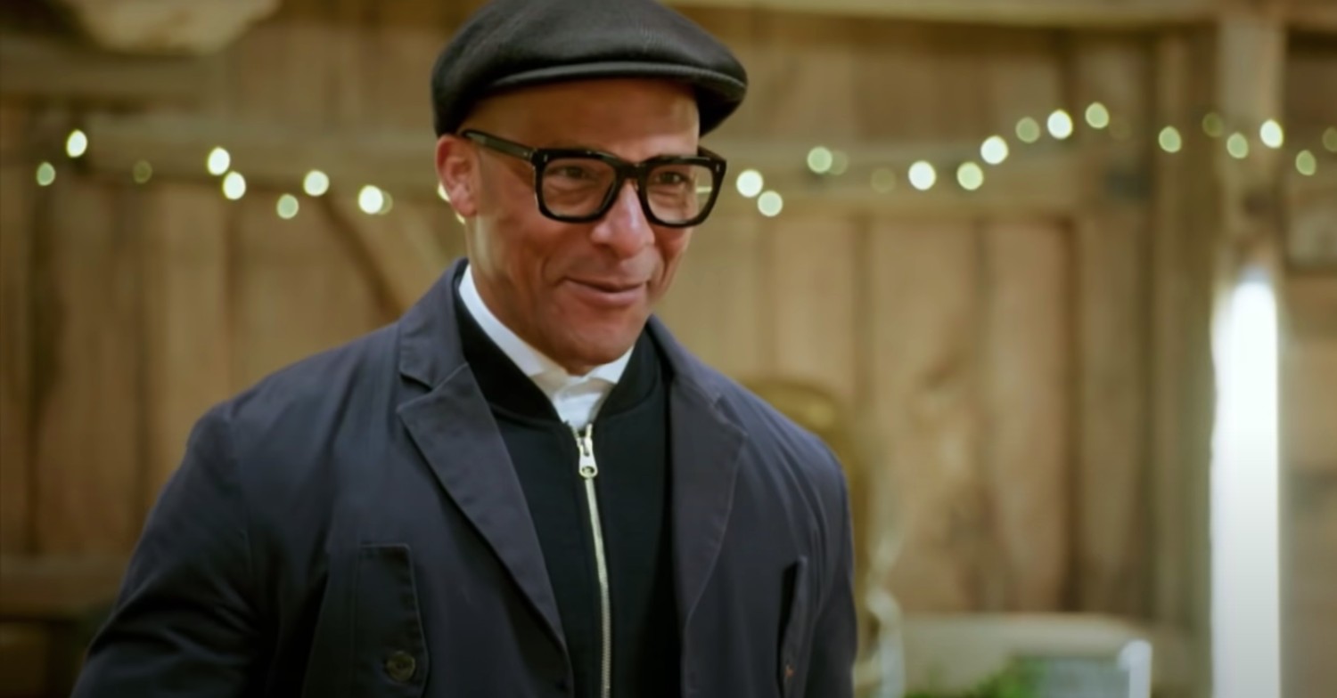 Jay Blades smiling on The Repair Shop