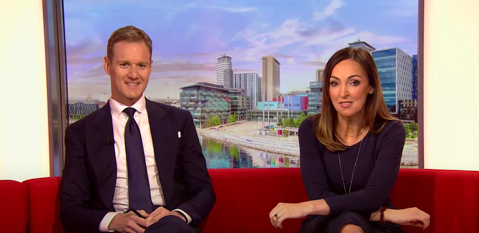 Dan Walker and Sally Nugent on BBC Breakfast