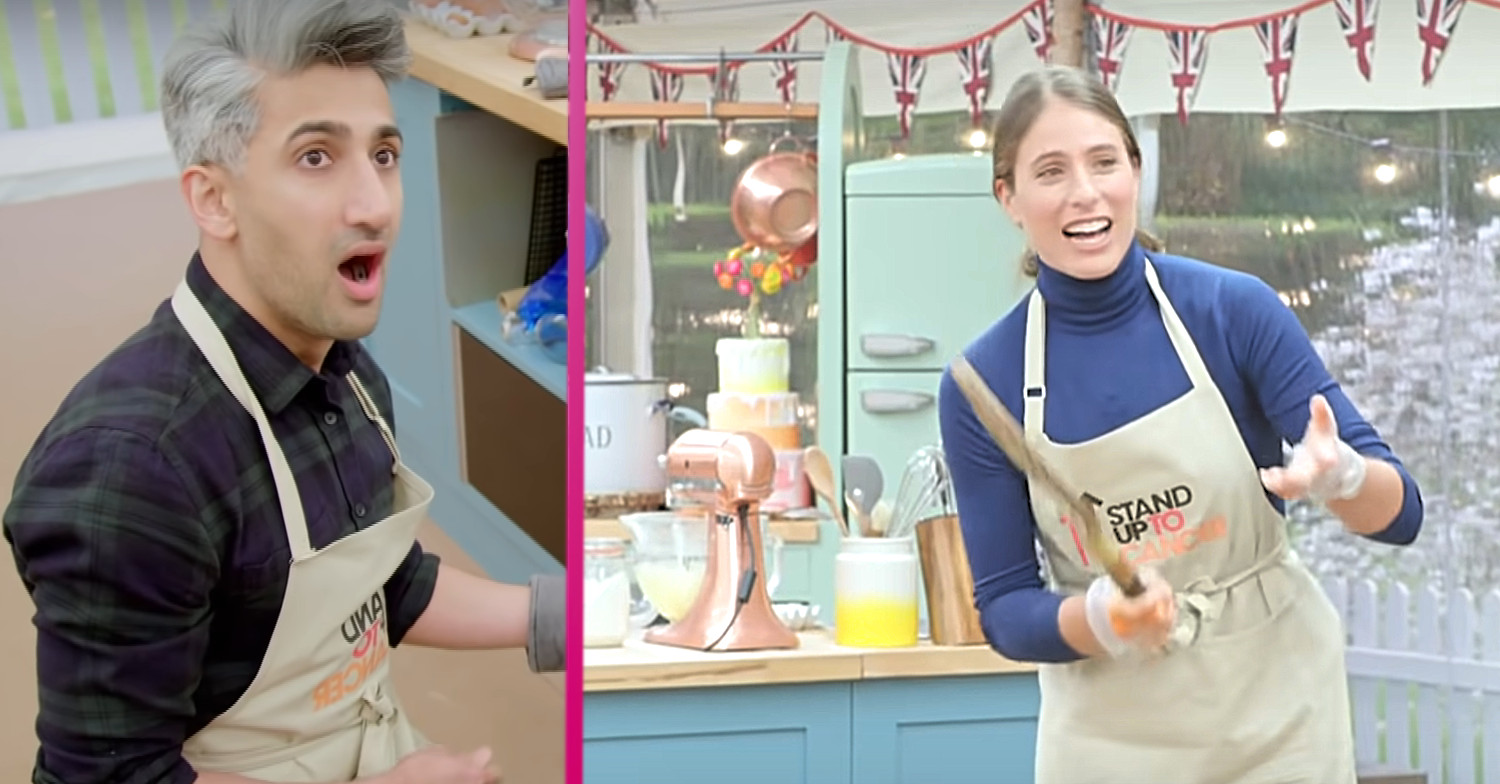 Tan France and Johann Konta compete in Bake Off for SU2C
