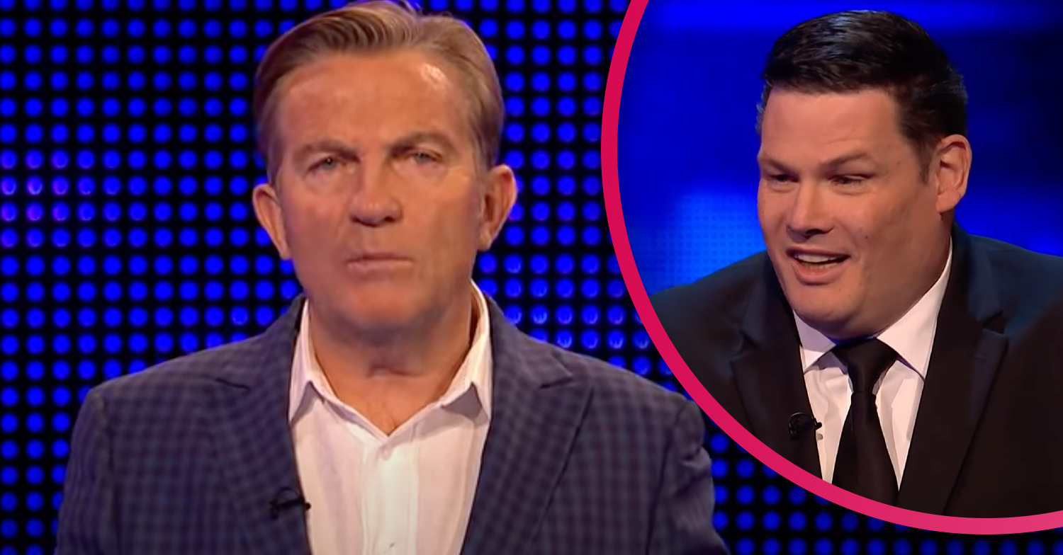 Bradley looking confused on the chase and the Beast smiling