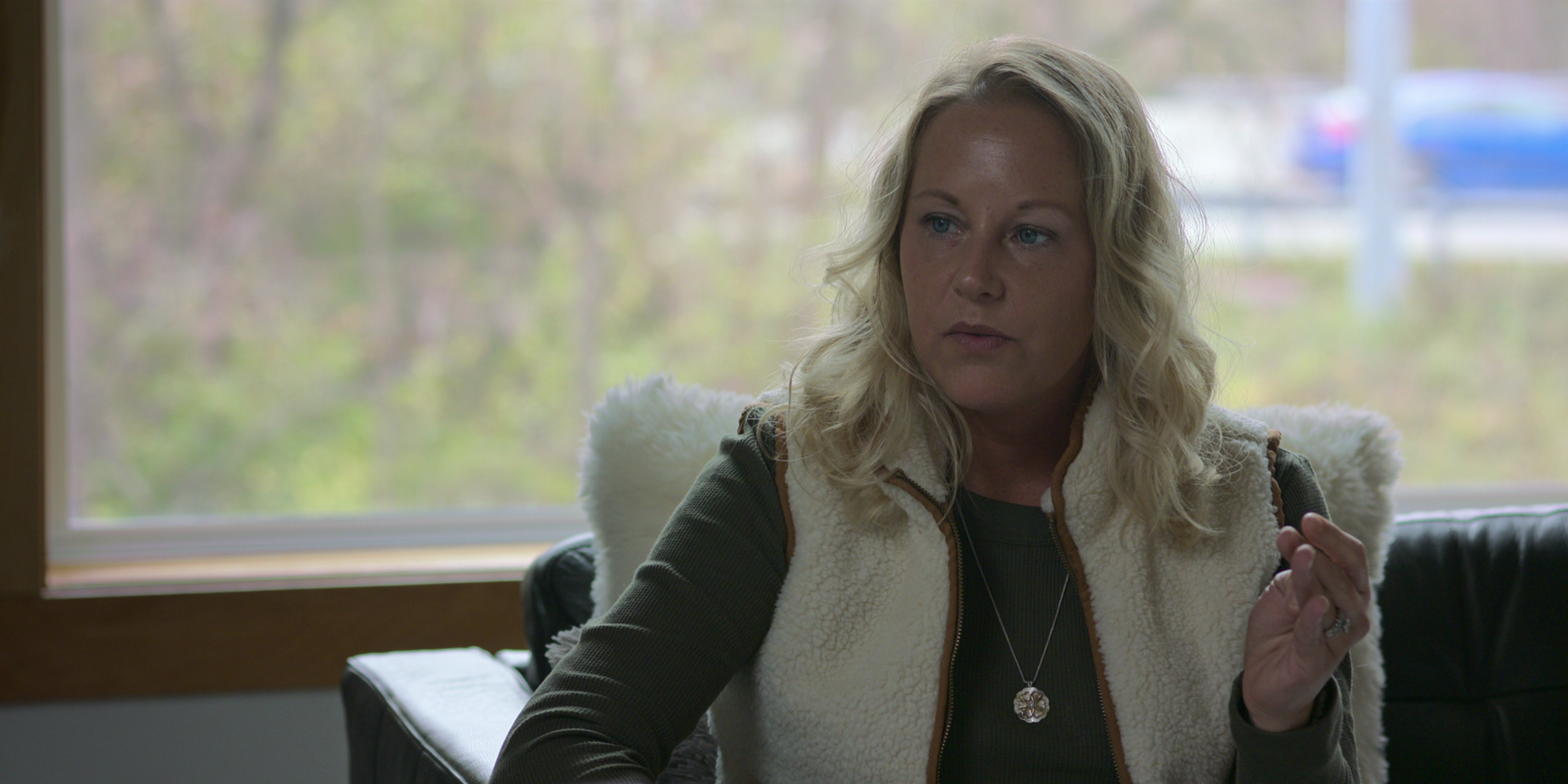 Our Father. Jacoba Ballard in Our Father. Cr. Netflix © 2022