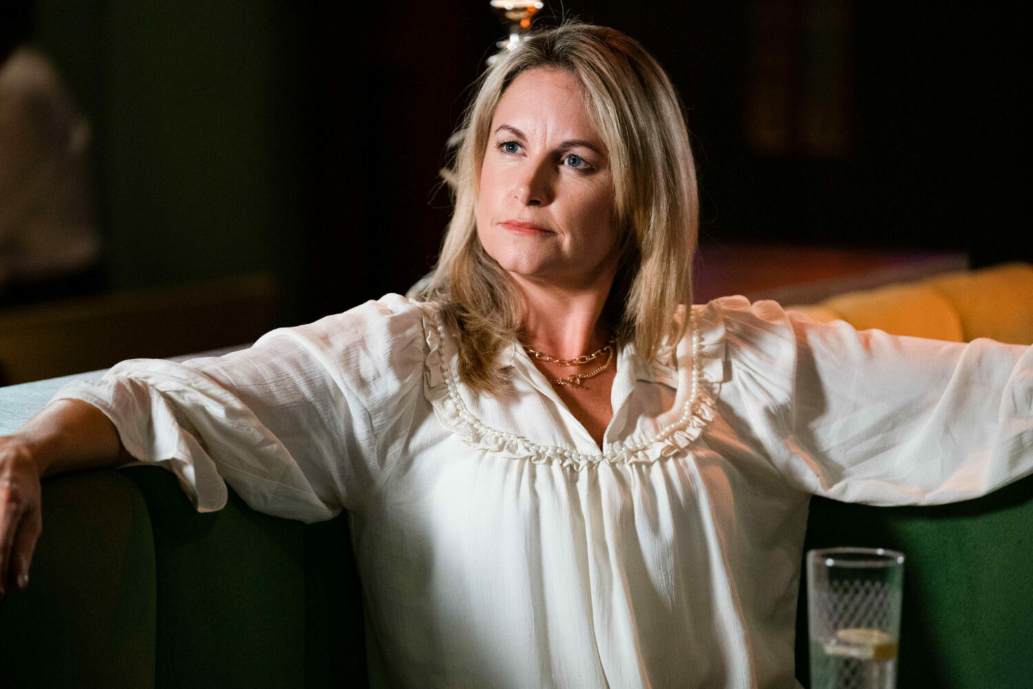 Sam Mitchell looks laid back as Honey evicts her