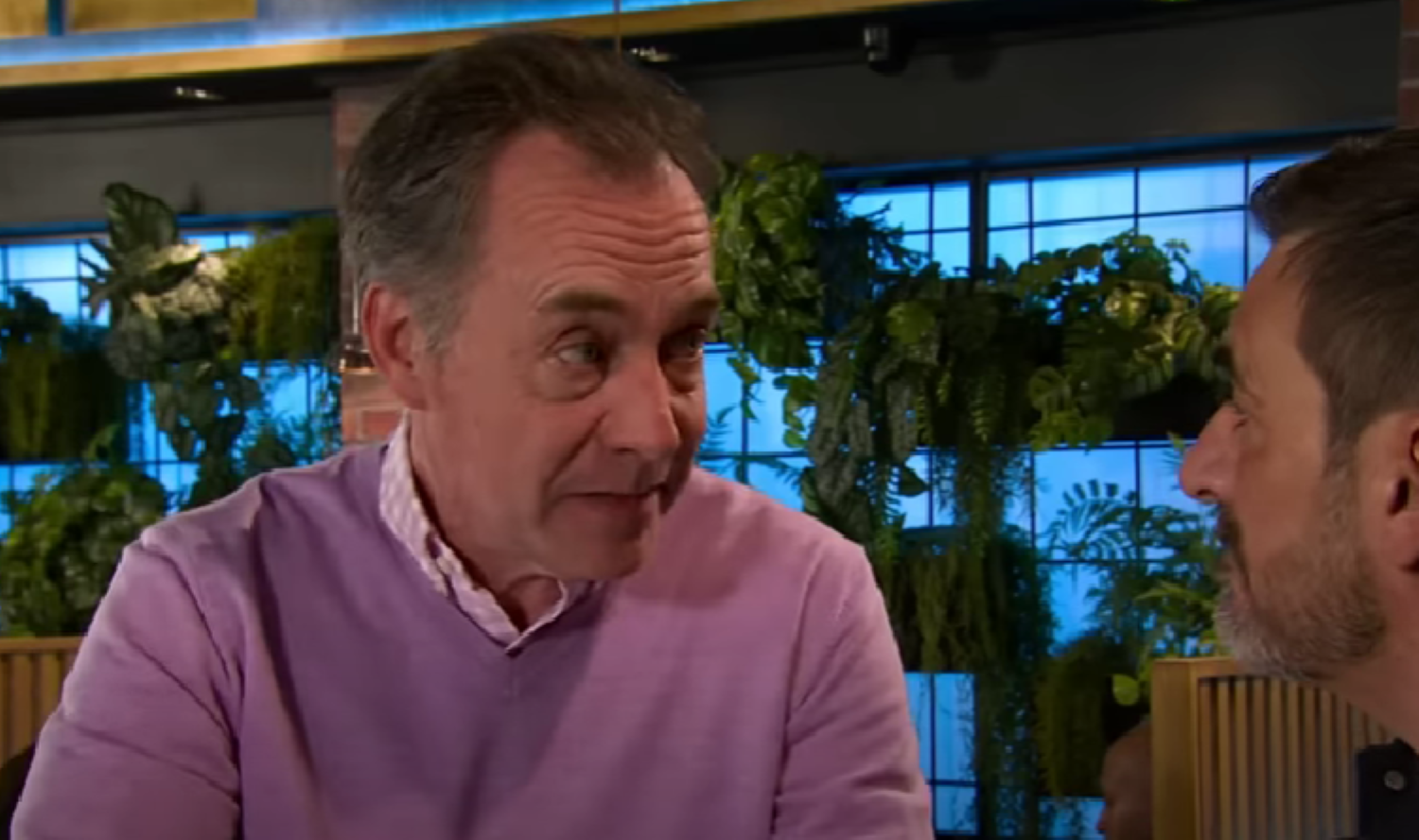 Mr Thorne and Peter in Corrie 