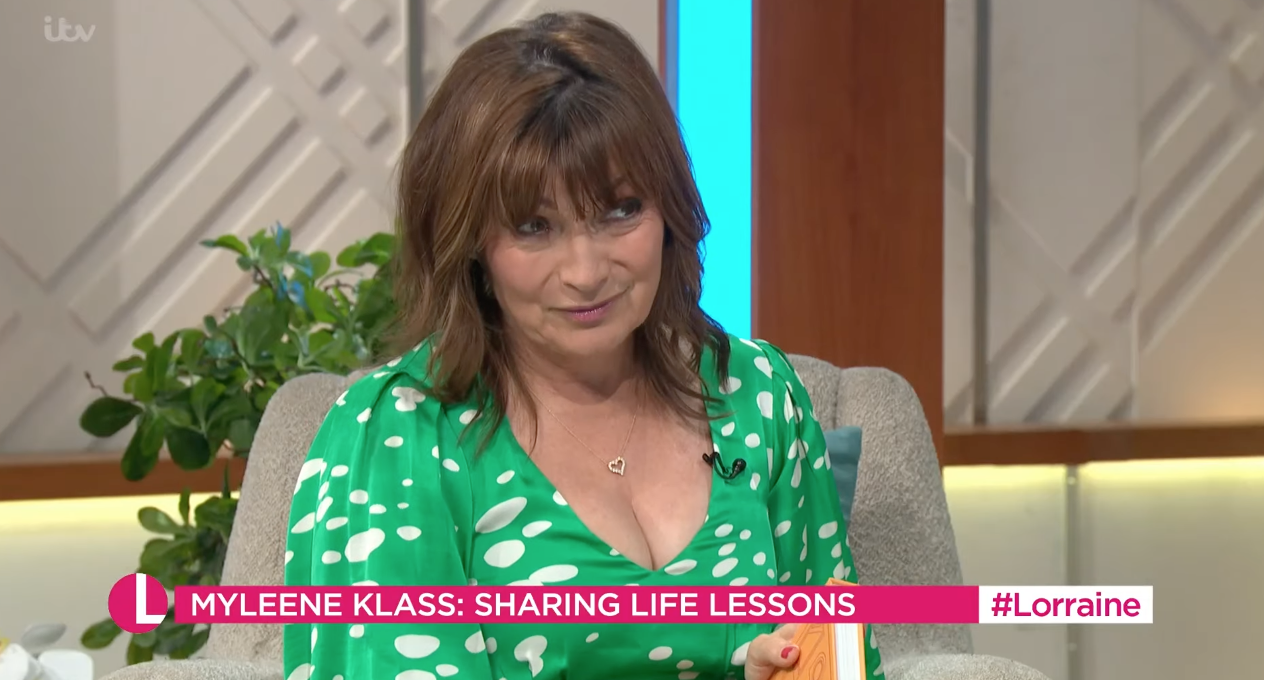Lorraine Kelly looks all coy
