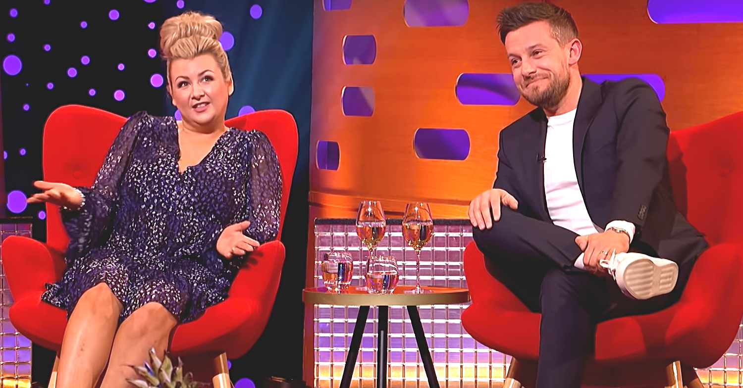 Rosie and Chris joking on Graham Norton