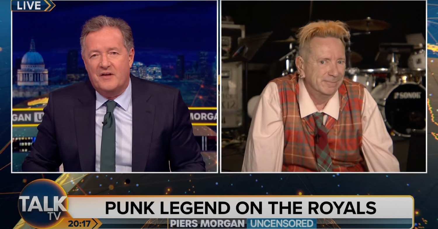 Piers Morgan and Johnny Rotten on Piers Morgan Uncensored