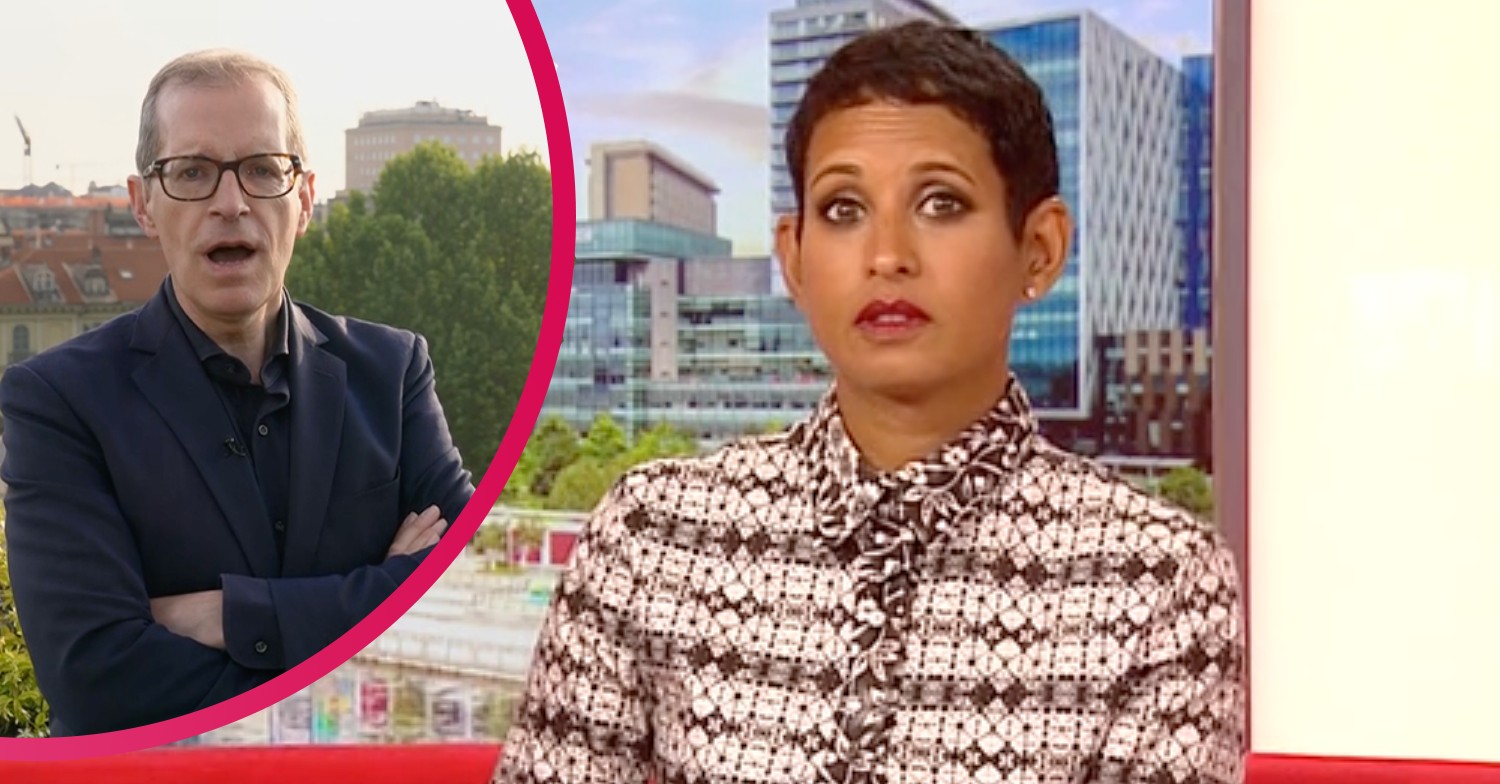 Naga Munchetty and David Silito on BBC Breakfast today
