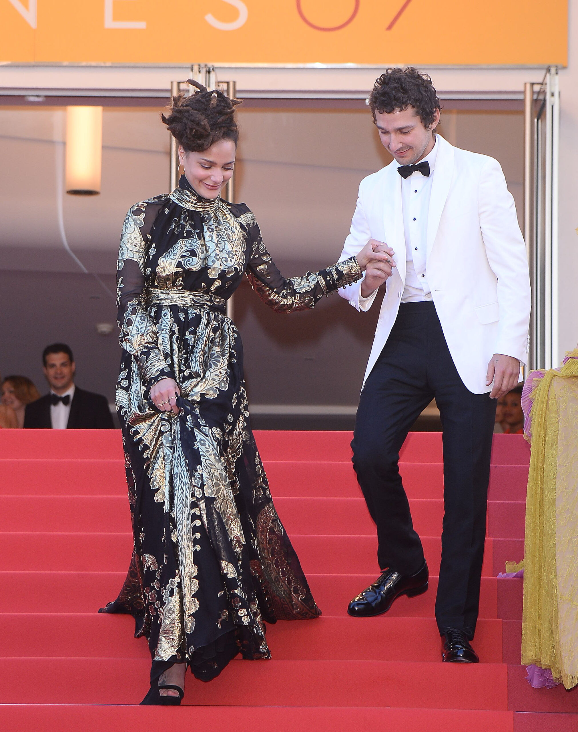 Sasha Lane and Shia LaBeouf