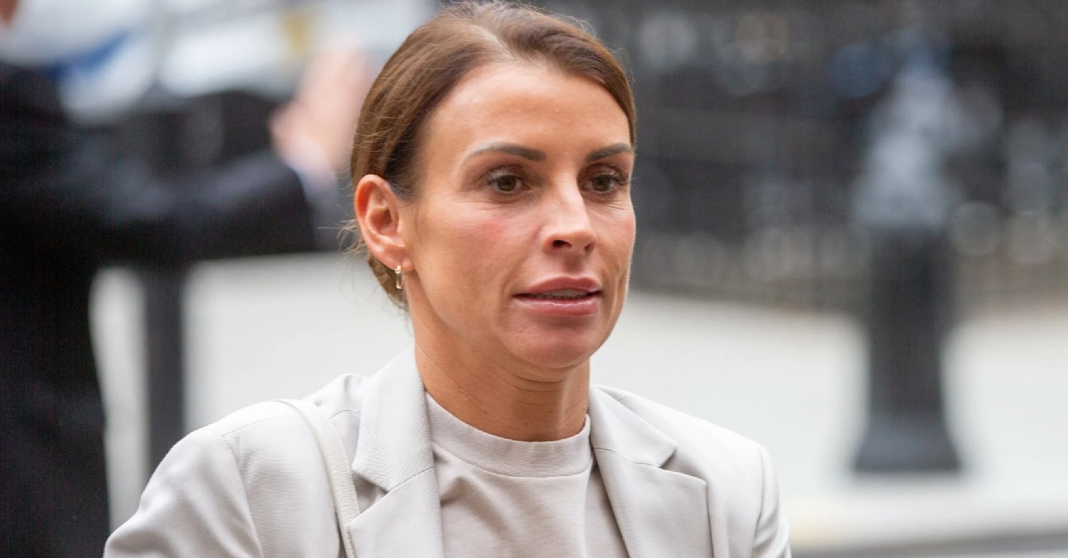 Coleen Rooney arriving at the High court during her trial with Rebekah Vardy