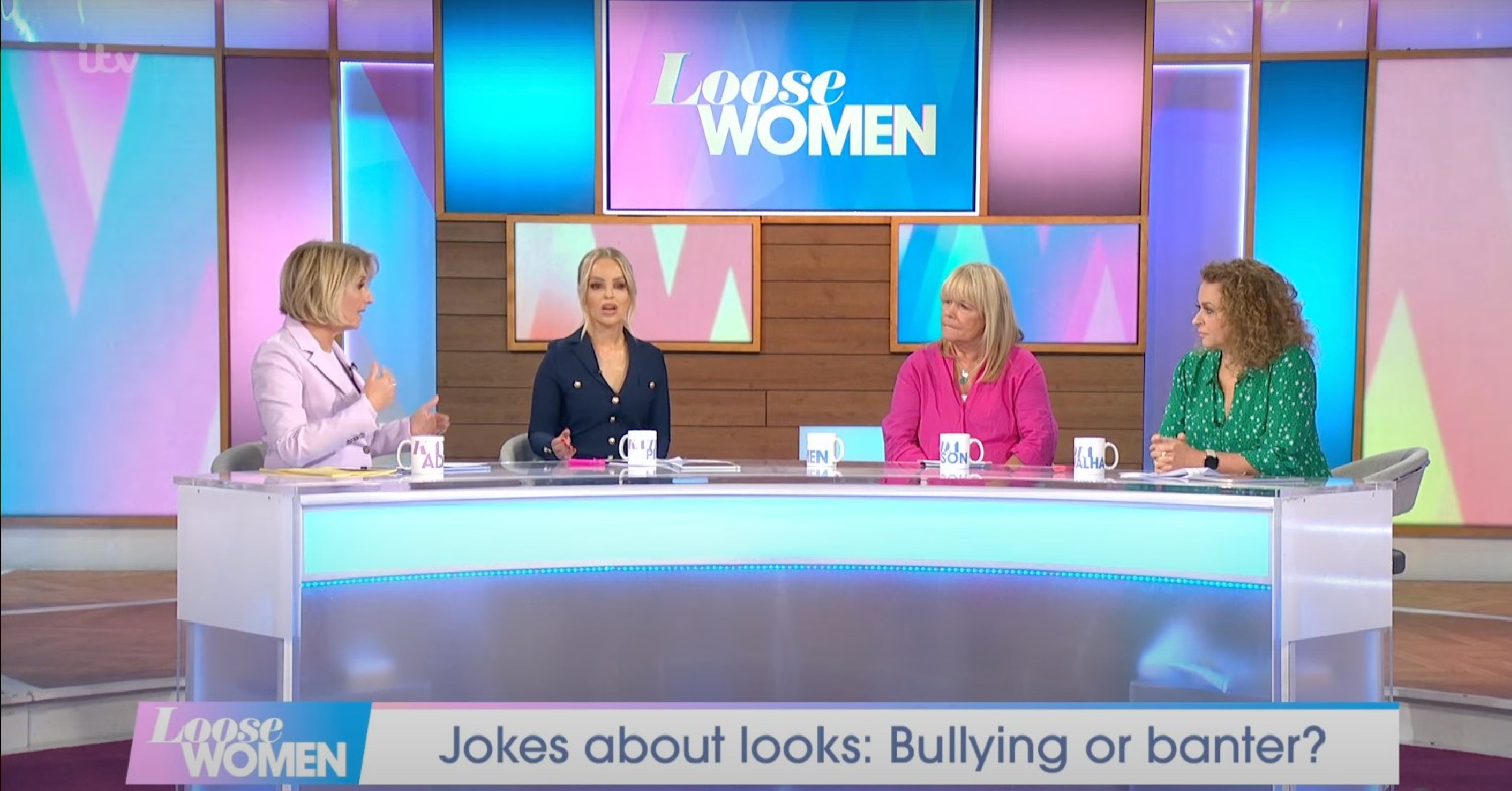 Kaye Adams, Katie Piper, Linda Robson, Nadia Sawalha on Loose Women today