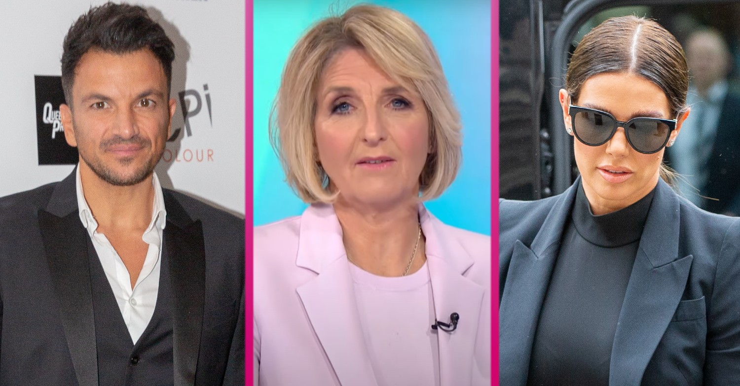 Peter Andre, Kaye Adams on Loose Women today, Rebekah Vardy