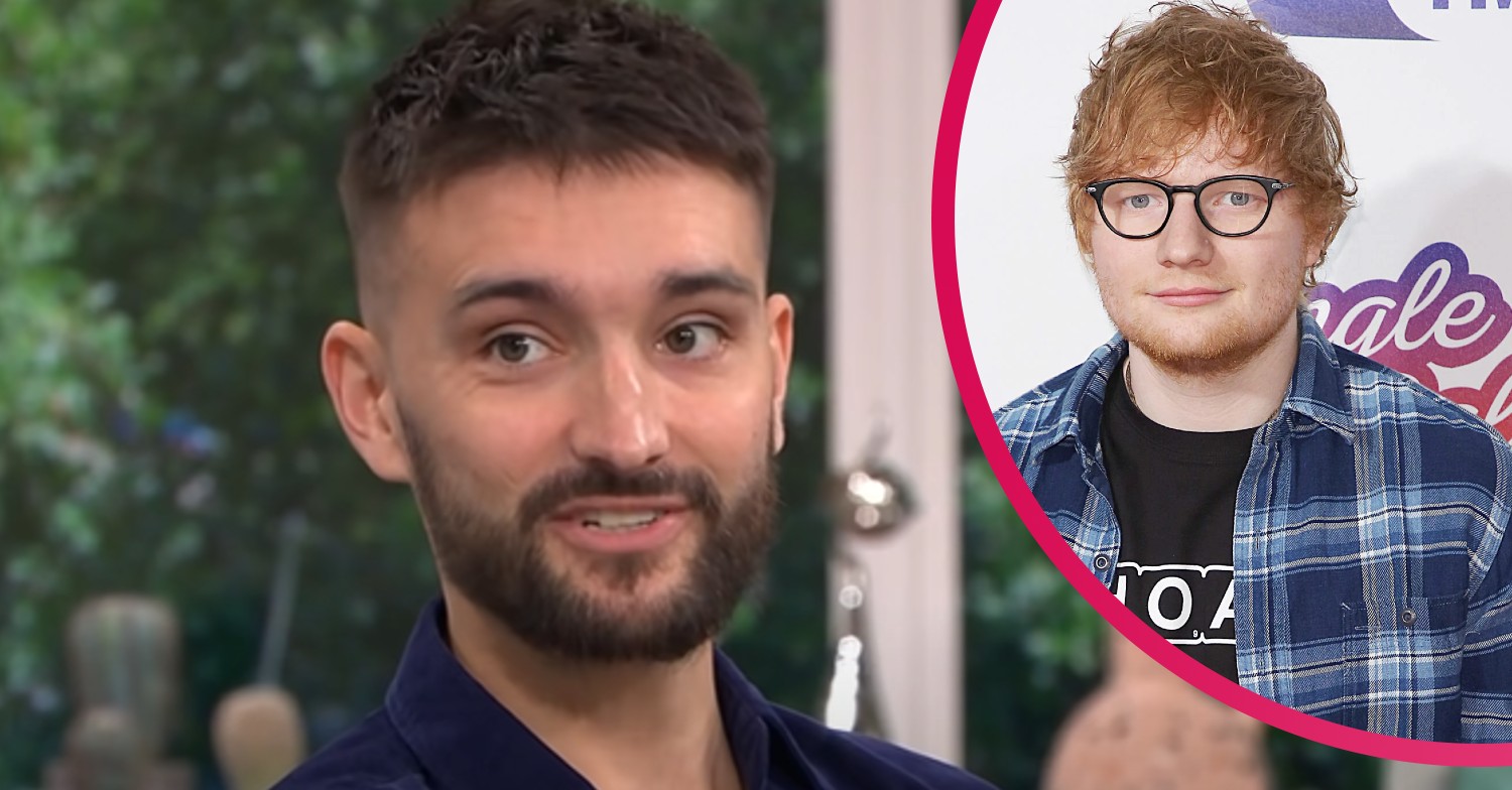 Tom Parker during an appearance on This Morning with Ed Sheeran