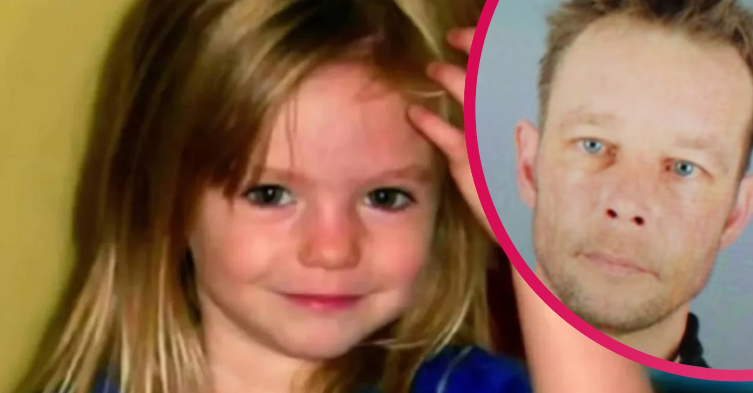 Madeleine McCann touching her hair paired with suspect Christian B