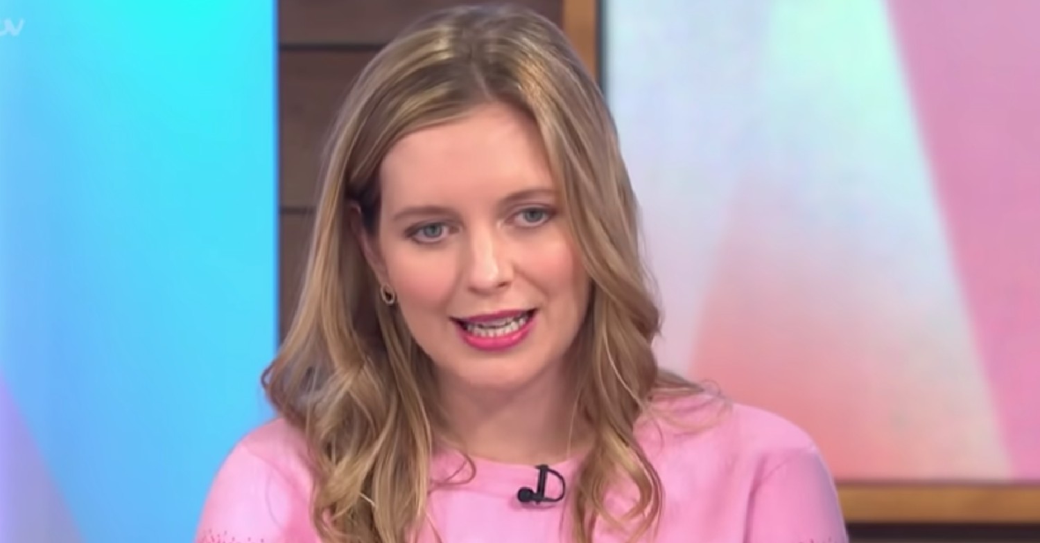 Former Strictly star Rachel Riley looking down on Loose Women