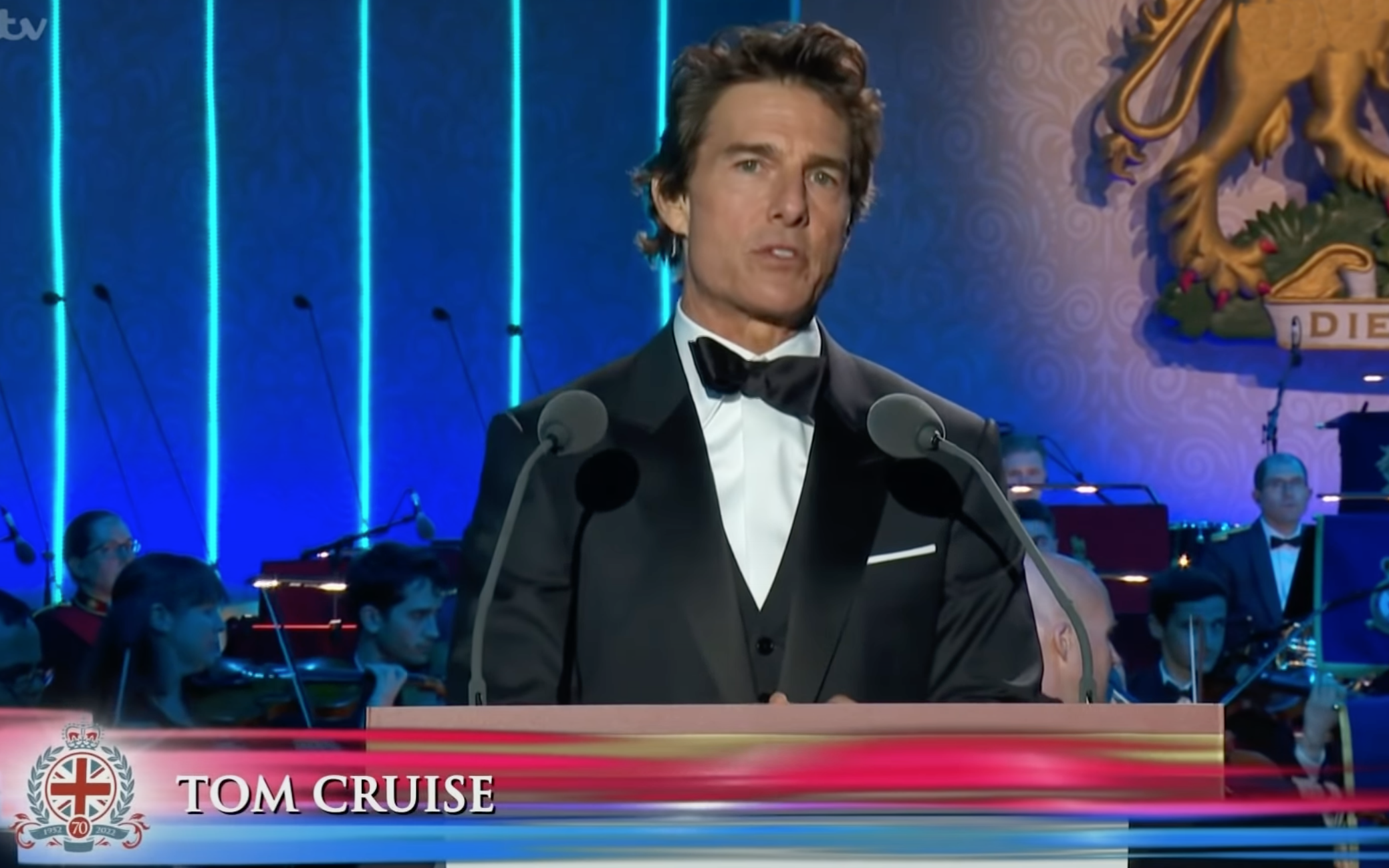Tom Cruise at the Queen's platinum jubilee celebration